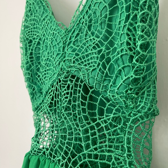 Green Maxi Dress - Picture 1 of 4